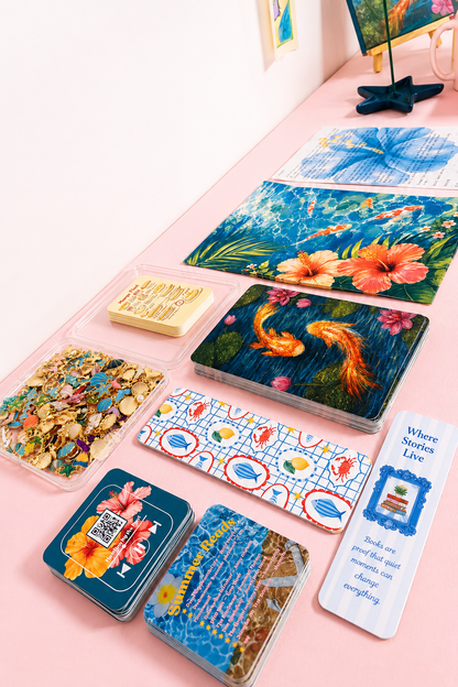 Mini Diaries Snail Mail Club — Handwritten Bookish Postcard, penpal Letter