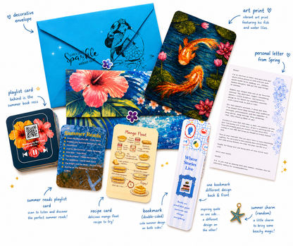 Mini Diaries Snail Mail Club — Handwritten Bookish Postcard, penpal Letter