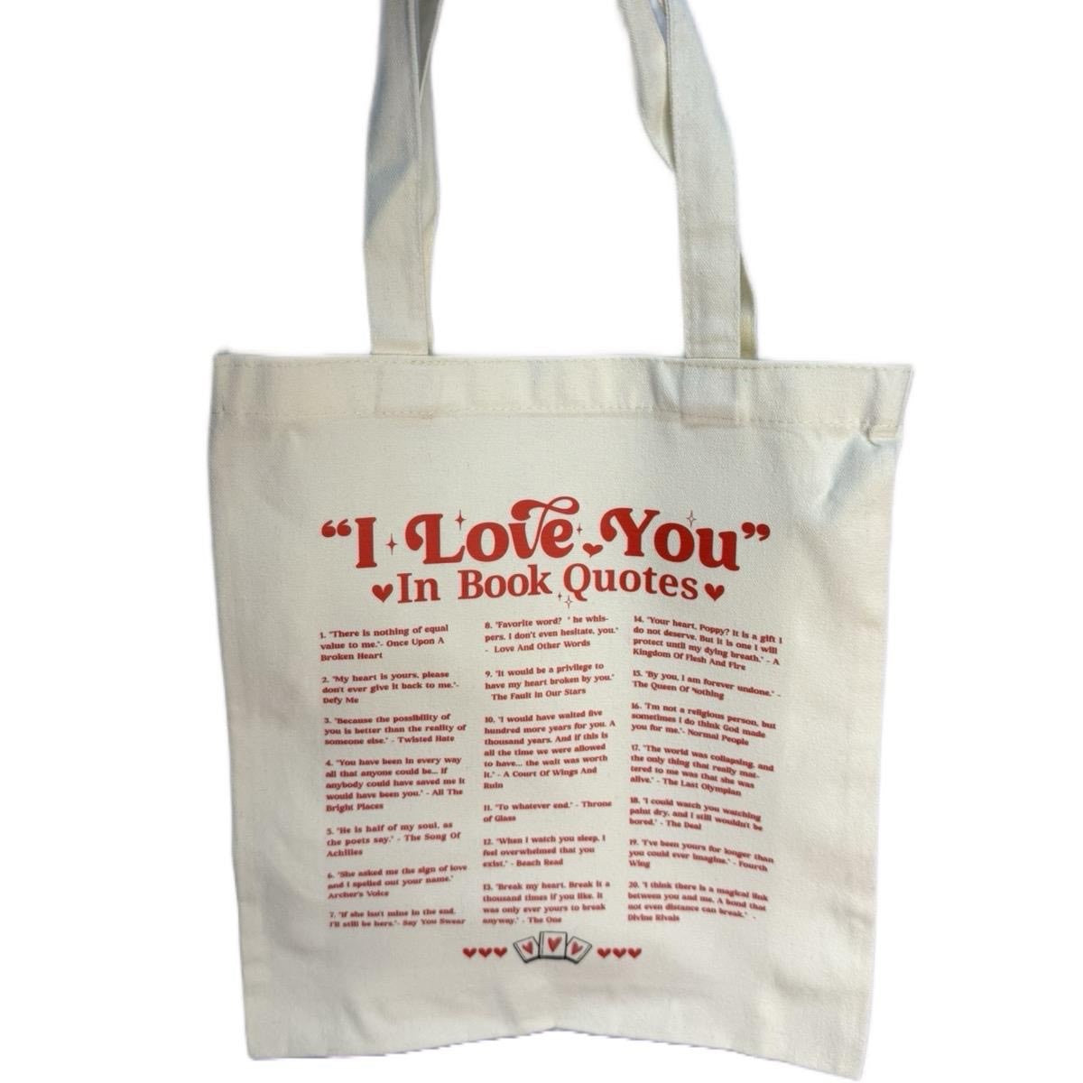 Bookish Tote Bag - Stylish and Spacious for Daily Essentials - Durable Material - Perfect for Avid Readers