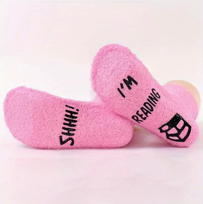 Shh! I'm Reading Socks