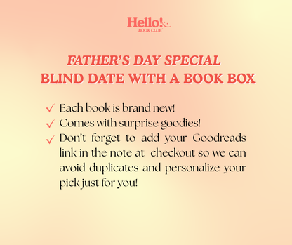 Father's Day Special Blind Date with a Book Box